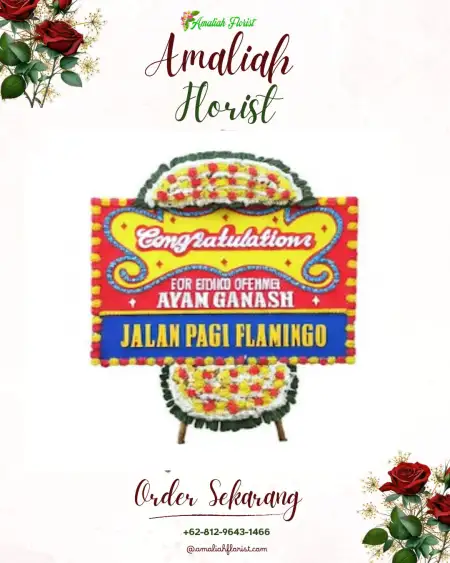 Sewa Papan Bunga Bumi Dipasena Utama